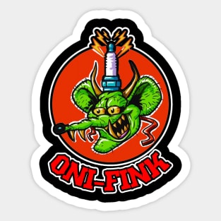 Oni Rat Fink Sticker